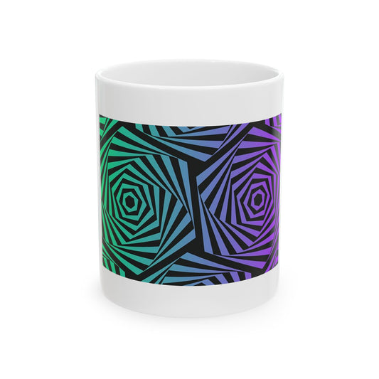 Abstract 9 /Ceramic Mug, 11oz.