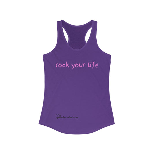 Racerback Tank - rock your life