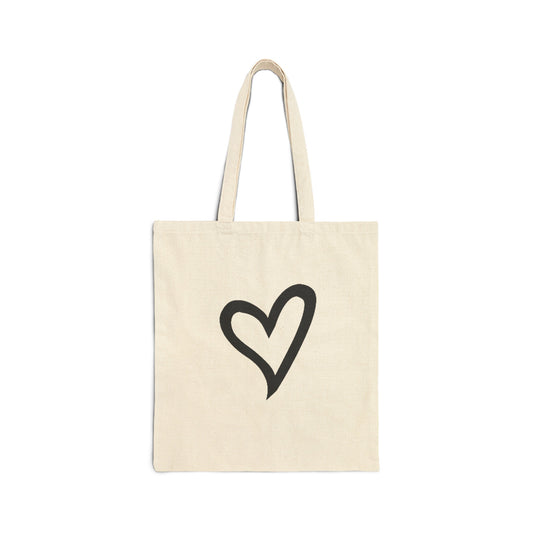 Canvas Tote Bag/ flat - Heart 1