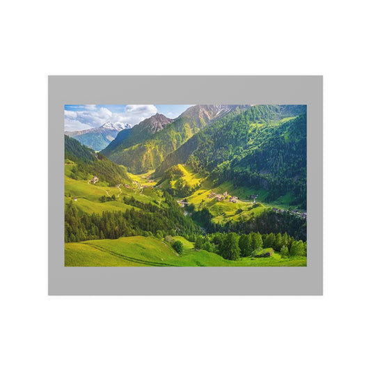 20" x 16" Poster / Mountain Valley