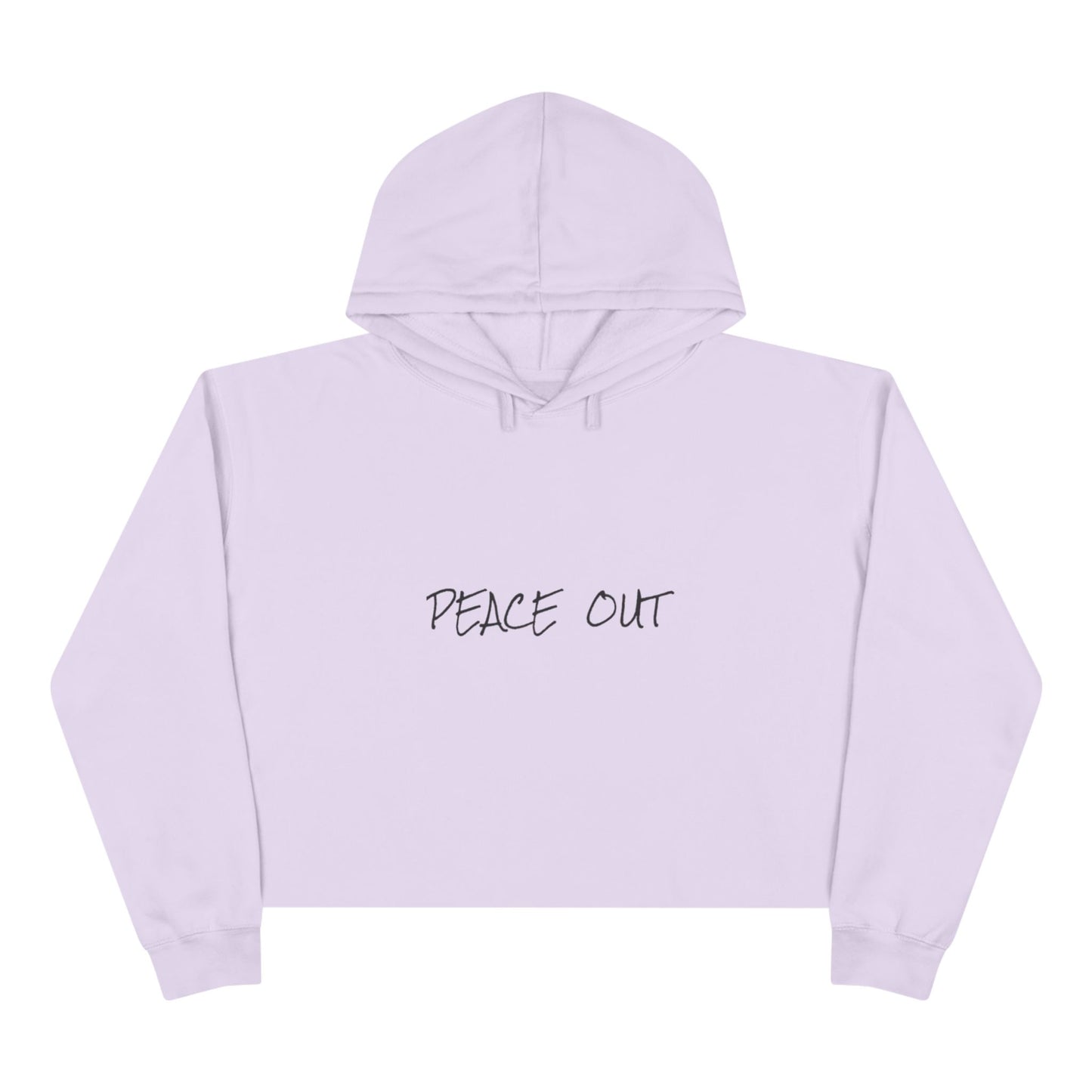 Crop Hoodie -Peace Out