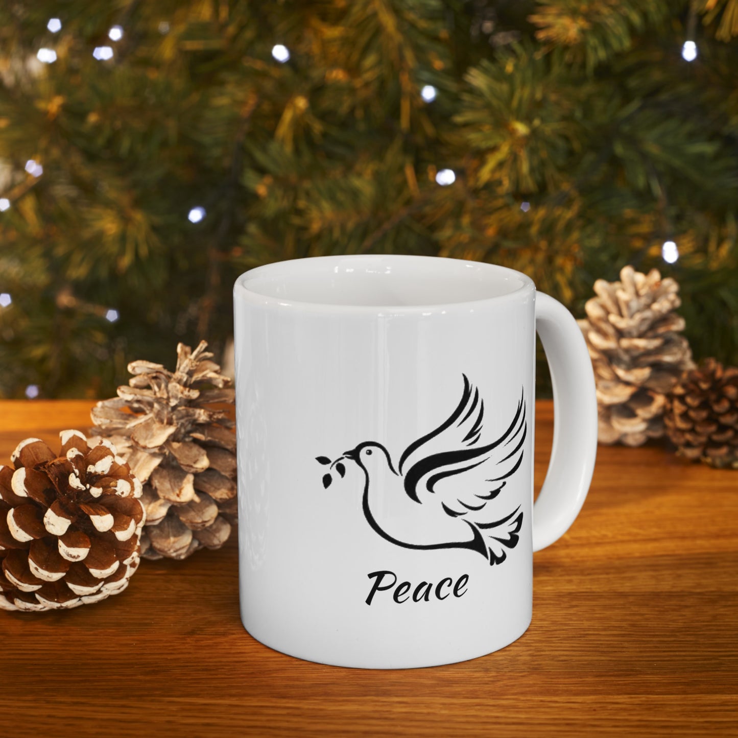 Peace Bird  /Ceramic Mug, 11oz