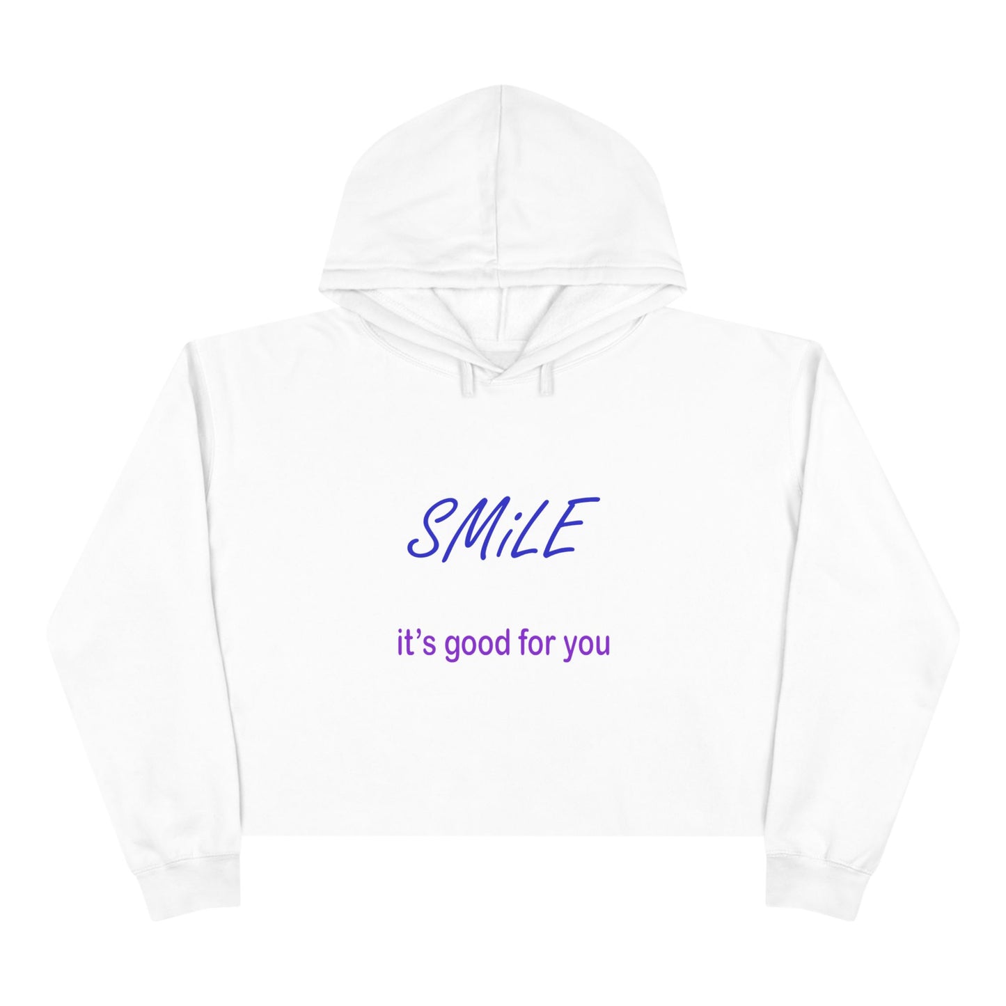 Crop Hoodie - SMILE