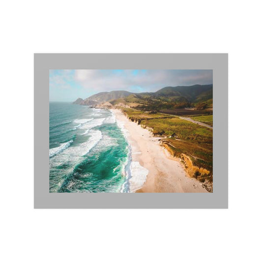 20" x 16" Poster  /Wild Beach