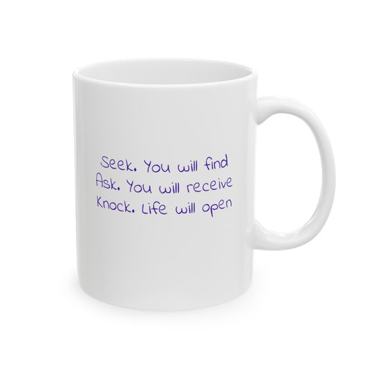 Seek & Find /Ceramic Mug, 11oz