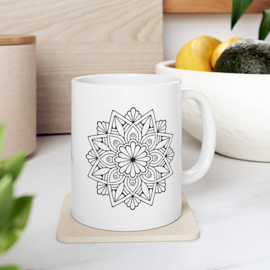 FLOWER-13 /Ceramic Mug 11oz