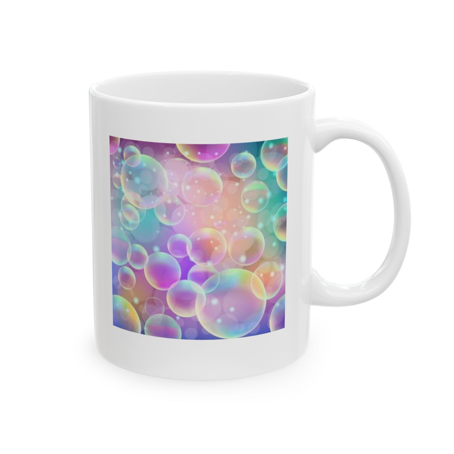 Bubbles /Ceramic Mug 11oz.