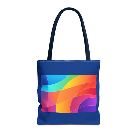 Polyester Tote /side width - Abstract 2