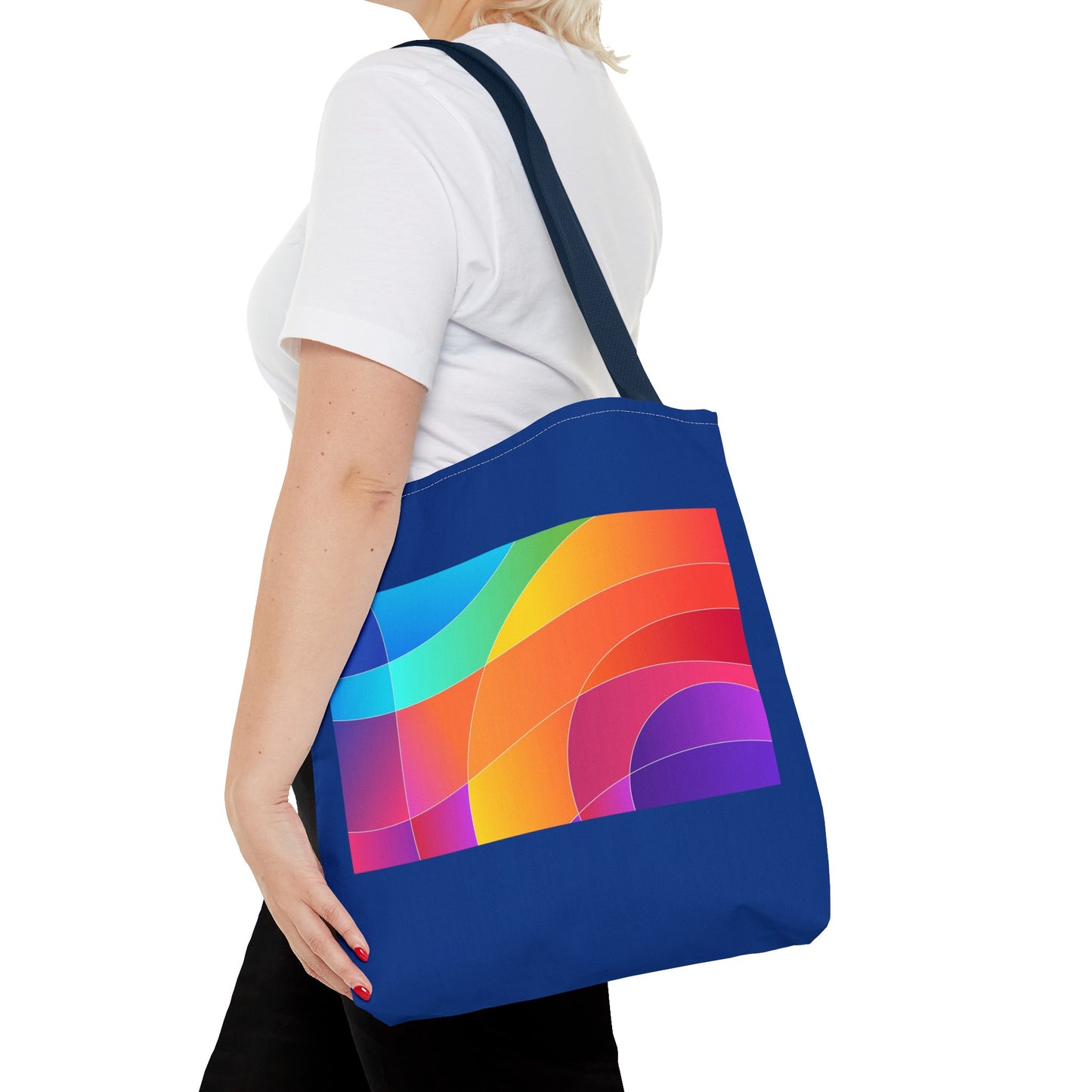 Polyester Tote /side width - Abstract 2