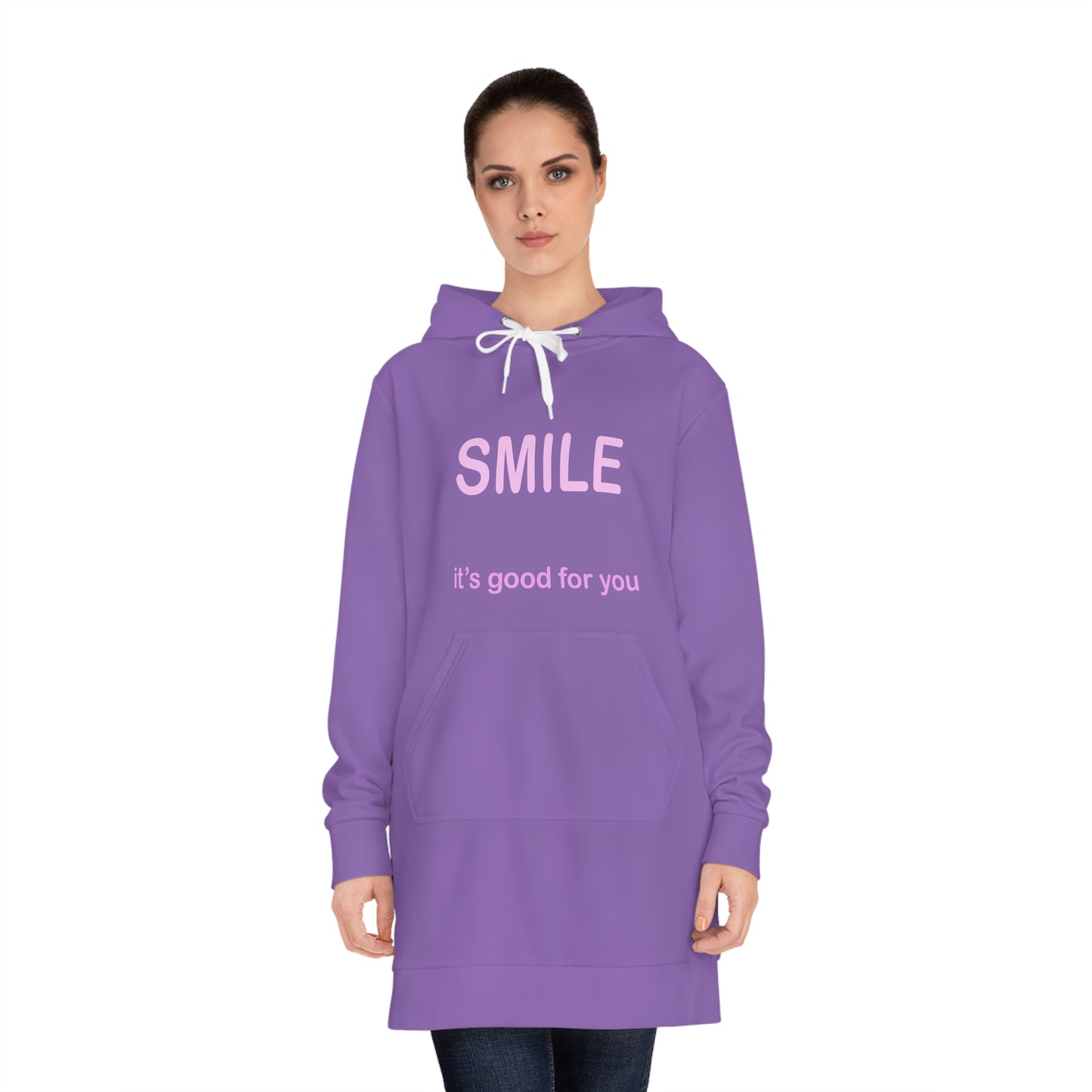 Hoodie Dress - SMILE