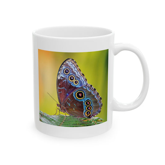 Real Butterfly 10 / 11 oz., Ceramic Mug