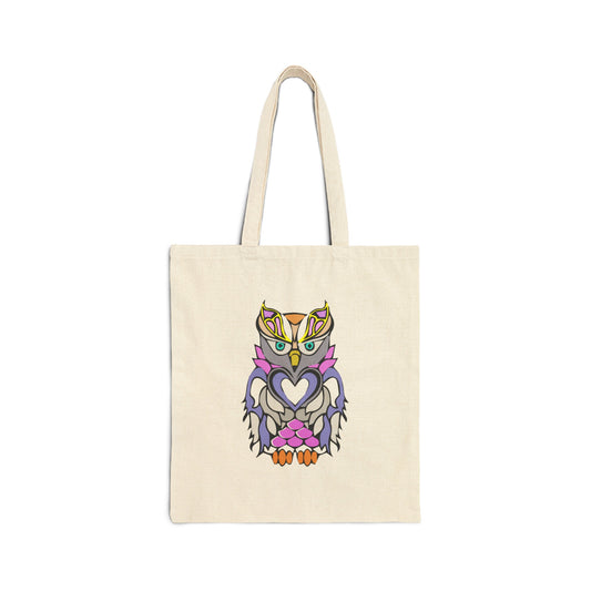 Canvas Tote Bag /flat - Owl