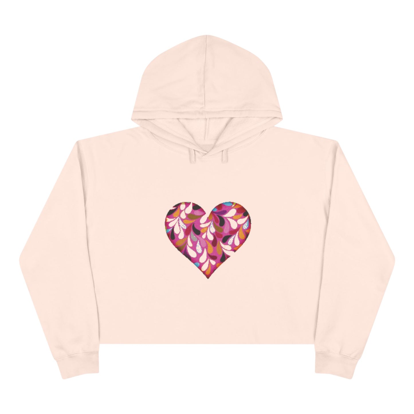 Crop Hoodie -Heart8