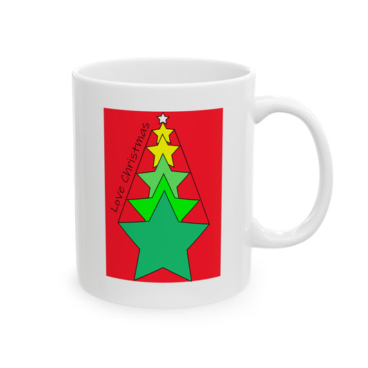 Love Christmas /Ceramic Mug, 11oz