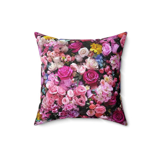 Pillow - polyester / Roses