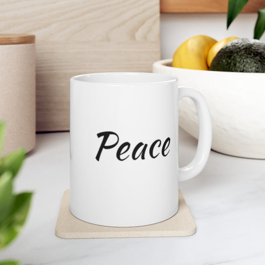 Peace /Ceramic Mug 11oz