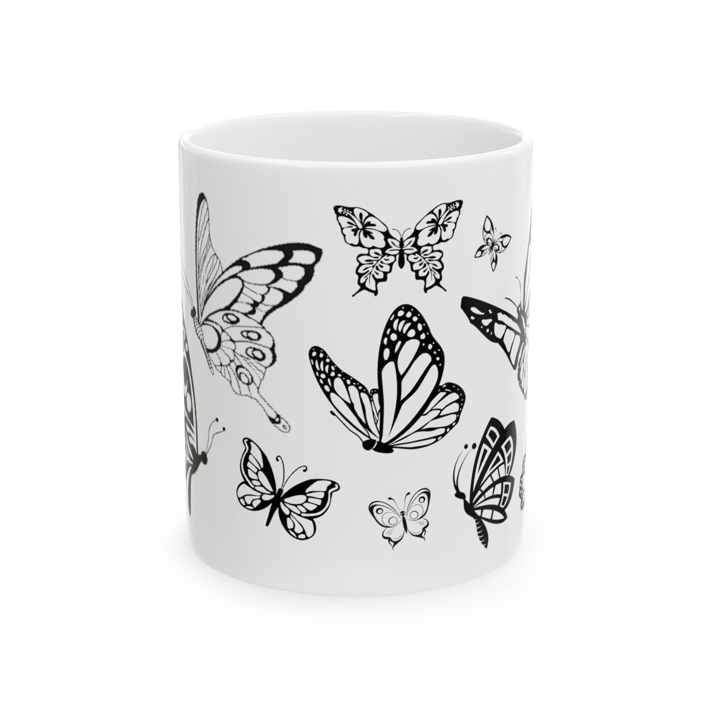 Butterfly Party /Ceramic Mug, 11oz