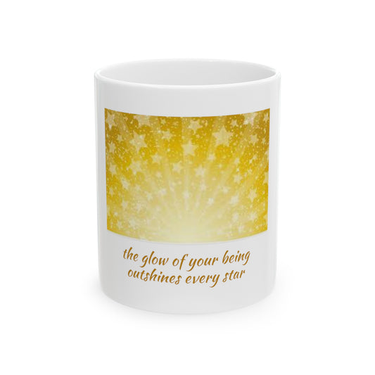 Outshines  /Ceramic Mug, 11oz