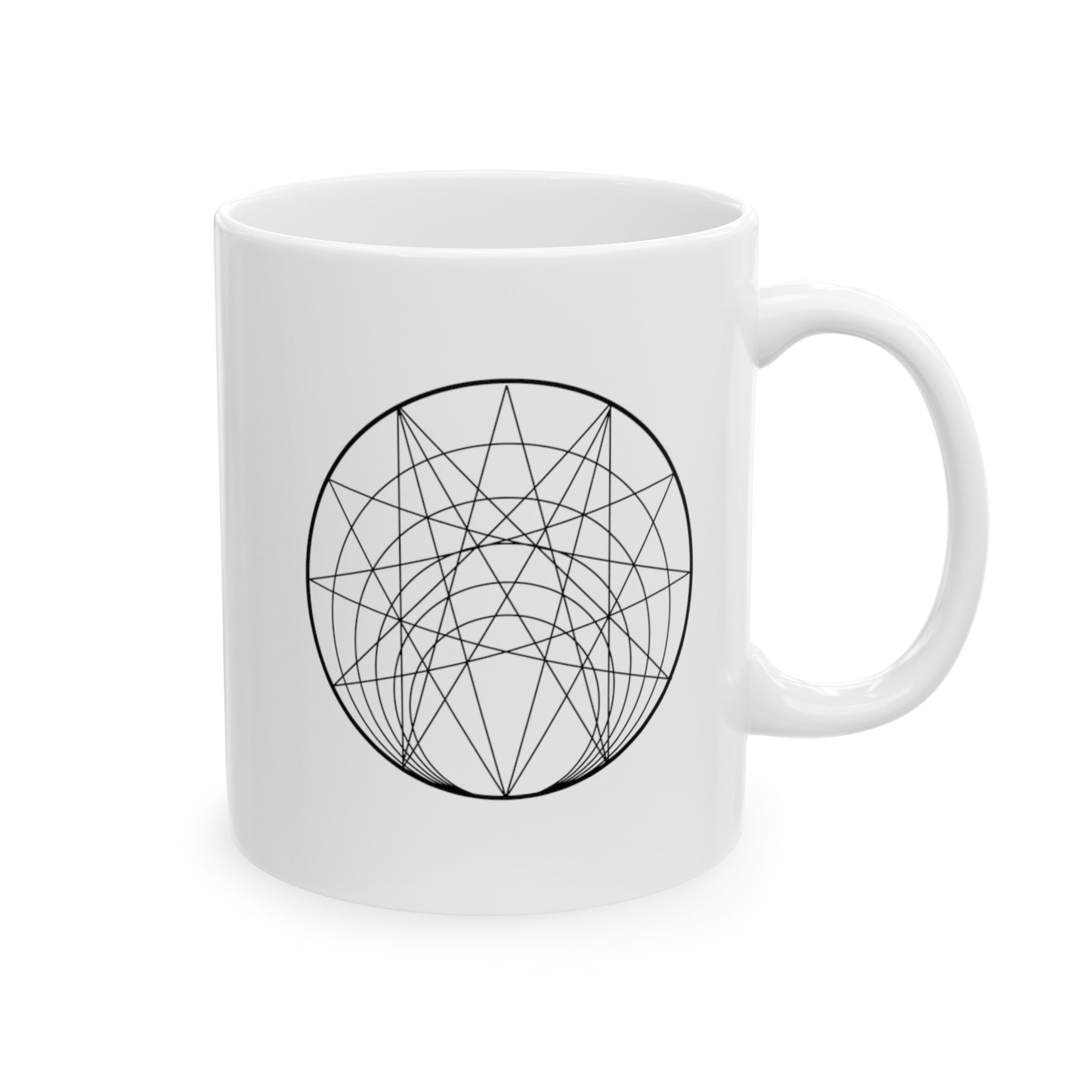 SacredGeo1  /Ceramic Mug, 11oz